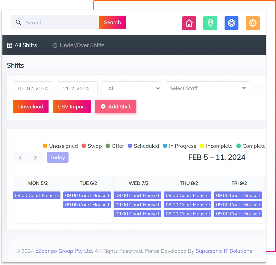 Manage Time and Rosters Seamlessly